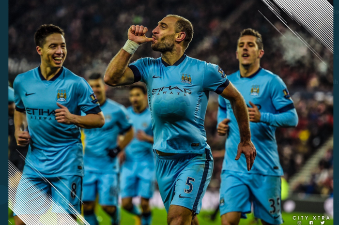 Mantan pemain Manchester City, Pablo Zabaleta