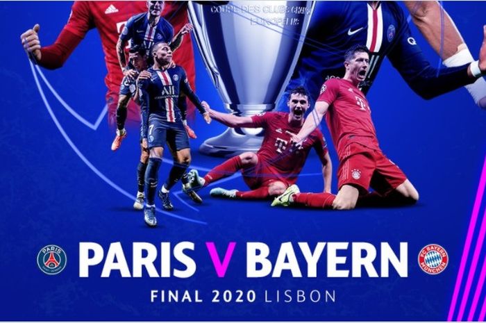 Final Liga Champions antara PSG kontra Bayern Muenchen pada 23 Agustus 2020 di Estadio Jose Alvalade, Lisabon.