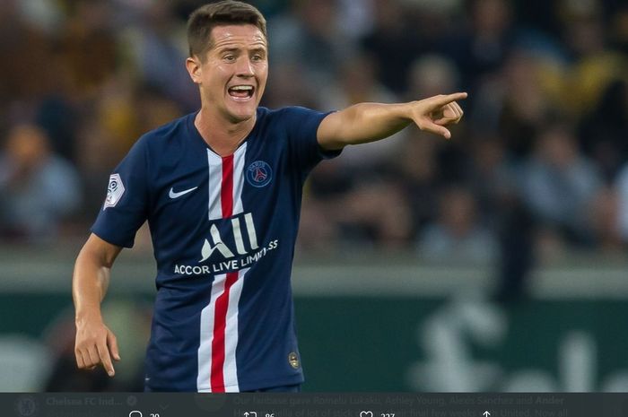 Ssalah satu pemain berpaspor Spanyol dalam skuad Paris Saint-Germain, Ander Herrera.