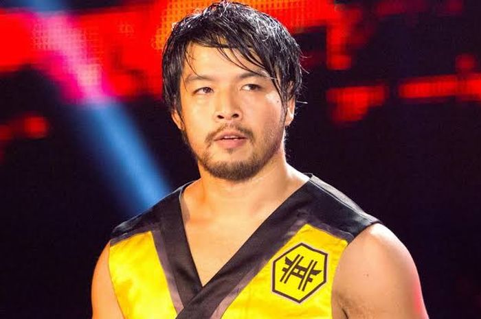 Mantan pegulat WWE yang saat ini sudah bergabung dengan New Japan Pro-Wrestling (NJPW), Hideo Itami.