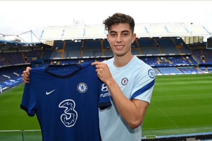 Kai Havertz resmi gabung ke Chelsea.