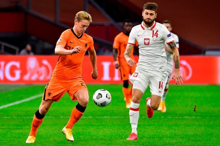 Laga timnas Belanda versus timnas Polandia di Johan Cruiff ArenA, Jumat (4/9/2020).