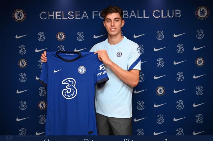 Chelsea resmi mendatangkan gelandang serang asal Jerman yang sebelumnya memperkuat Bayer Leverkusen, Kai Havertz.