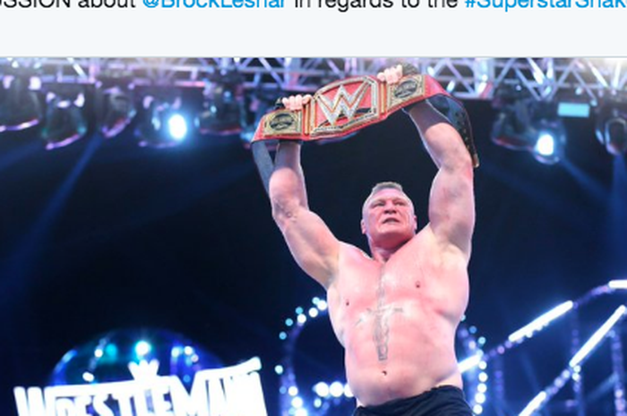 Mantan petarung UFC, Brock Lesnar.