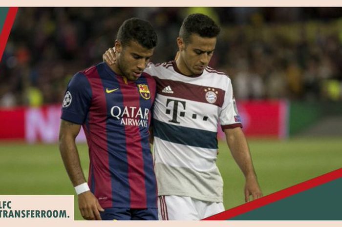 Thiago Alcantara dan Rafinha Alcantara.