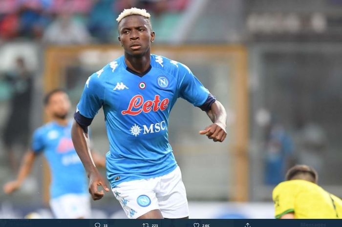 Penyerang anyar Napoli, Victor Osimhen.