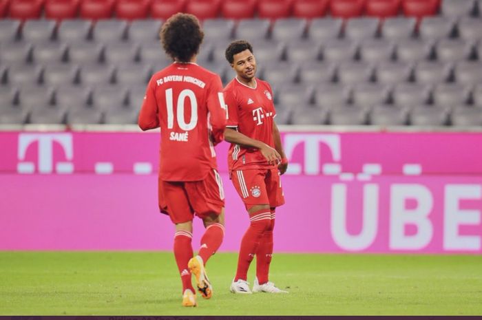 Duet Sanabry (Leroy Sane-Serge Gnabry) di Bayern Muenchen, langsung meledak di laga pertama Bundesliga 2020-2021.