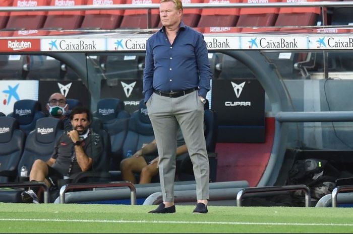 Pelatih kepala Barcelona, Ronald Koeman.