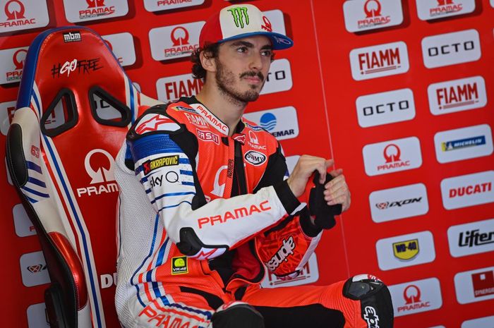 Pembalap Pramac Racing, Francesco Bagnaia.