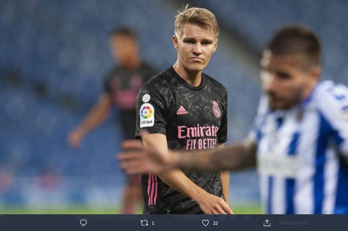 Playmaker belia Real Madrid, Martin Odegaard.