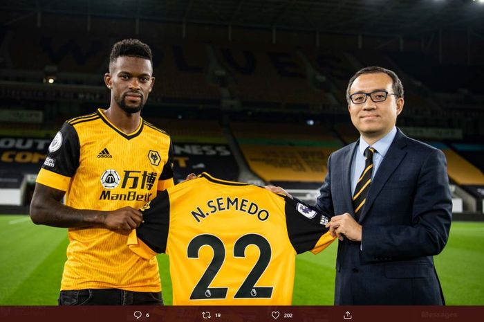 Nelson Semedo telah resmi menjadi pemain baru Wolverhampton Wanderers.