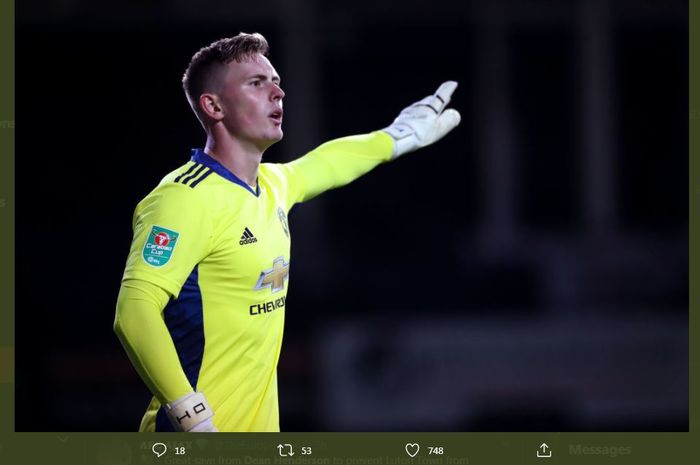 Kiper Manchester United, Dean Henderson.