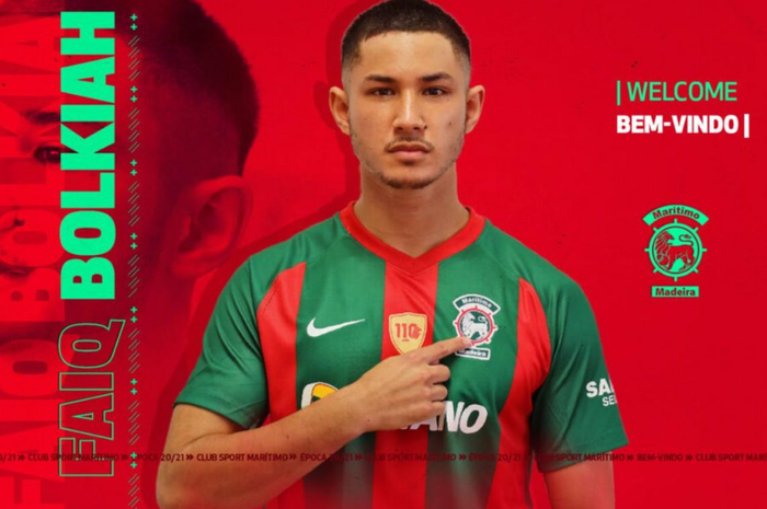 Pemain timnas Brunei Darussalam, Faiq Bolkiah, bergabung dengan klub Portugal, CS Maritimo.