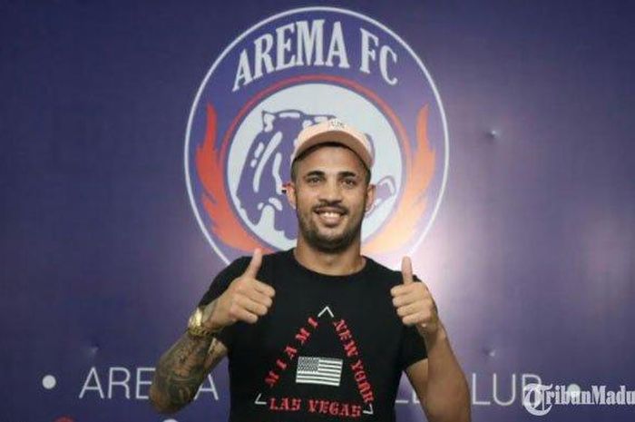 Pemain baru Arema FC, Caio Ruan.