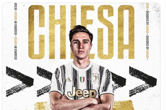 Federico Chiesa, resmi bergabung ke Juventus.