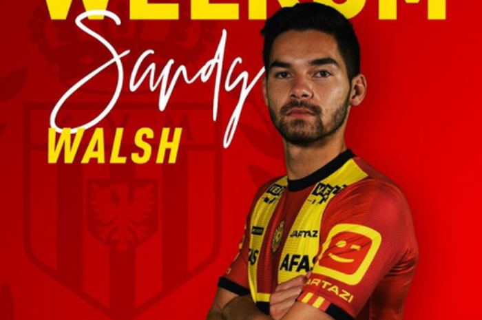 Pemain keturunan Indonesia, Sandy Walsh, resmi bergabung dengan klub liga utama Belgia, KV Mechelen, Selasa (6/10/2020).