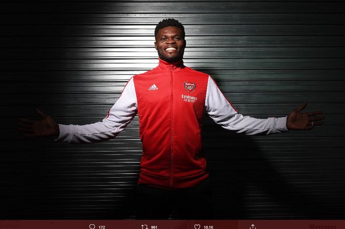 Gelandang anyar Arsenal, Thomas Partey.