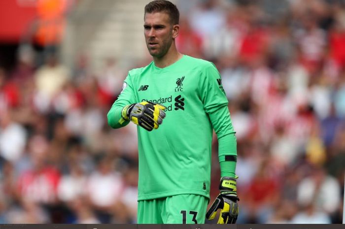 Kiper kedua Liverpool, Adrian San Miguel.