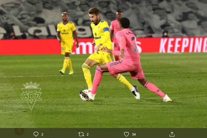 Laga Real Madrid vs Cadiz di pekan ke-6 Liga Spanyol, Sabtu (17/10/2020) di Stadion Alfredo Di Stefano.