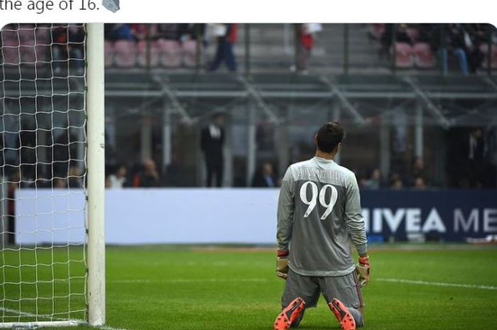 Kiper AC Milan, Gianluigi Donnarumma.