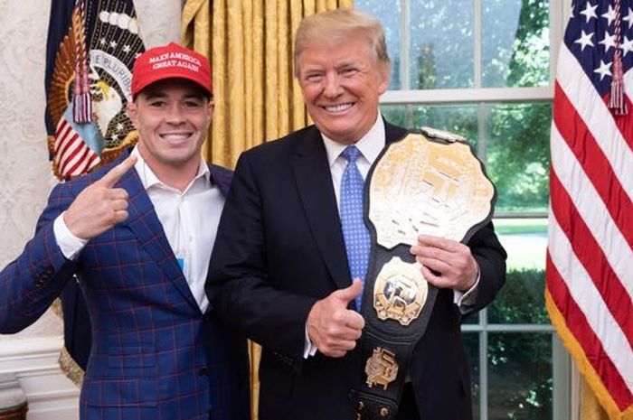 Colby Covington dan Donald Trump.