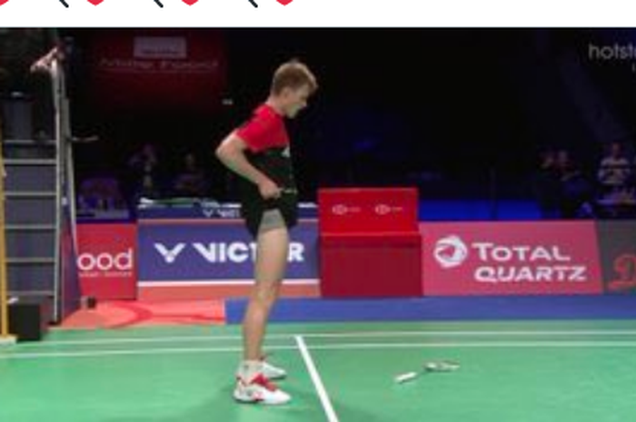 Pebulu tangkis Denmark, Anders Antonsen.