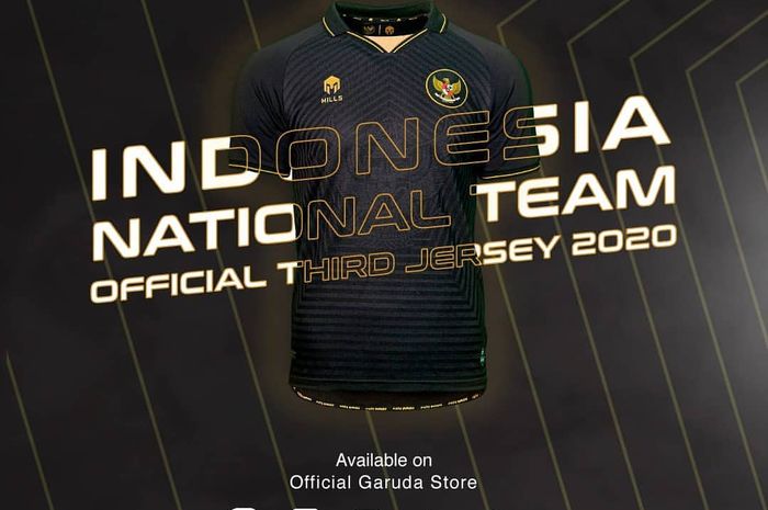 Jersey ketiga timnas Indonesia