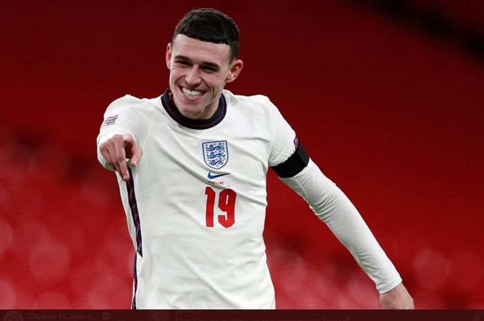 Gelandang serang muda milik timnas Inggris, Phil Foden.