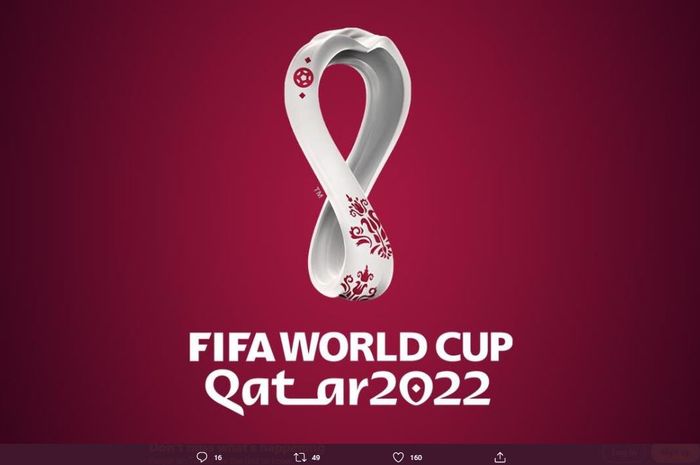 Ilustrasi logo Piala Dunia 2022 Qatar  