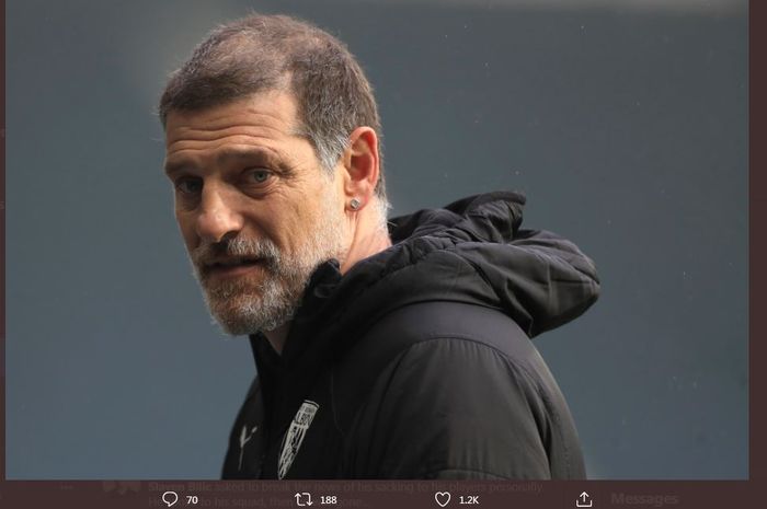 Slaven Bilic dipecat West Bromwich Albion, Rabu (16/12/2020).