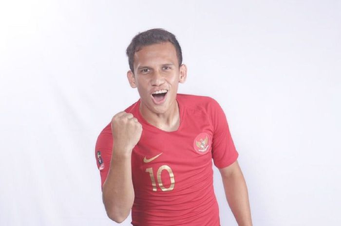 Bintang Timnas Indonesia Egy Maulana Vikri menggelorakan semangat bertanding.