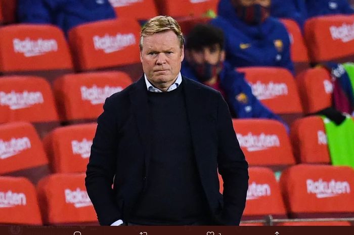 Pelatih Barcelona, Ronald Koeman.