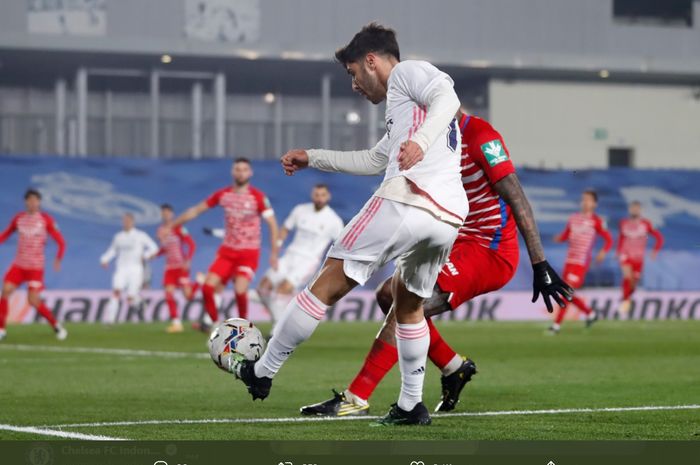 Real Madrid menghadapi Granada pada pekan ke-15 Liga Spanyol 2020-2021.