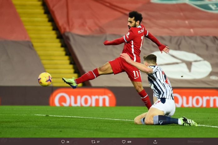 Penyerang Liverpool, Mohamed Salah, dicap terlihat semakin egois usai kering gol dalam empat laga terakhir di Liga Inggris.