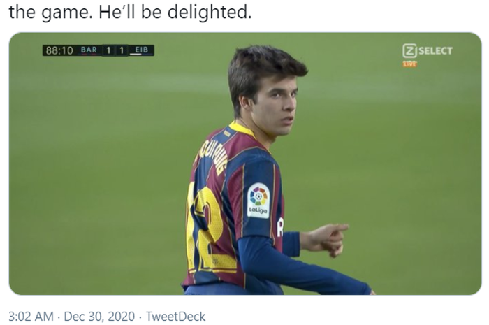 Gelandang Barcelona, Riqui Puig.