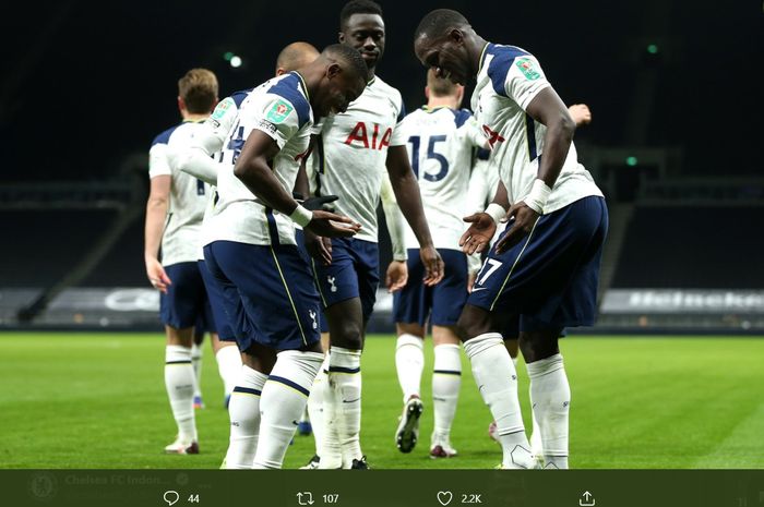 Tottenham Hotspur sukses melenggang ke babak final Piala Liga Inggris atau Carabao Cup, usai menundukkan Brentford di babak semifinal, Selasa (5/1/2021) atau Rabu dini hari WIB.