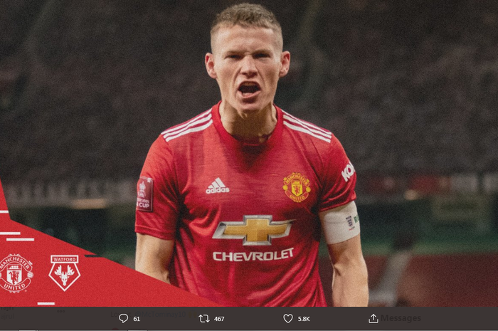 Gelandang Manchester United, Scott McTominay, membuka suara setelah belum bisa angkat trofi bersama tim berjuluk Setan Merah itu.