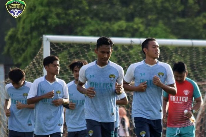 Latihan skuad Cilegon United