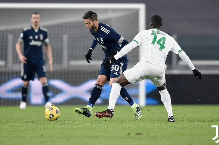 Laga Juventus versus Sassuolo di Allianz Stadium, Minggu (10/1/2021).