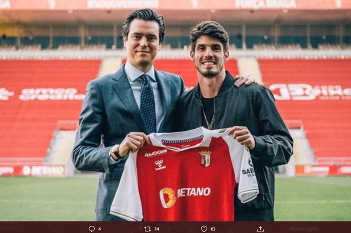 Pemain pinjaman abadi Chelsea, Lucas Piazon, telah resmi bergabung dengan klub asal Portugal, SC Braga.