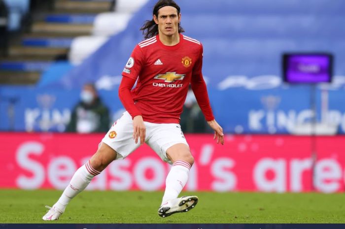 Penyerang Manchester United, Edinson Cavani.