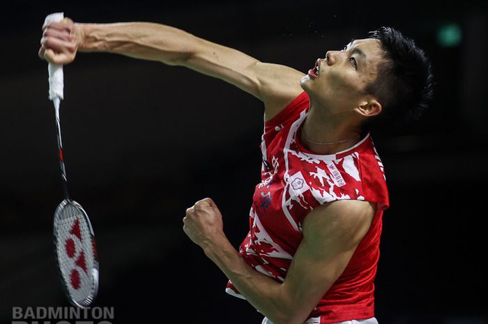 Tunggal putra Taiwan, Chou Tien Chen pada babak perempat final Thailand Open I 2021, Jumat (15/1/2021)