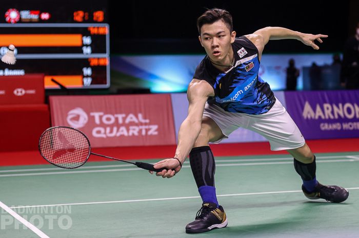 Pemain tunggal putra Malaysia, Lee Zii Jia pada babak perempat final Thailand Open I 2021, Jumat (15/1/2021)