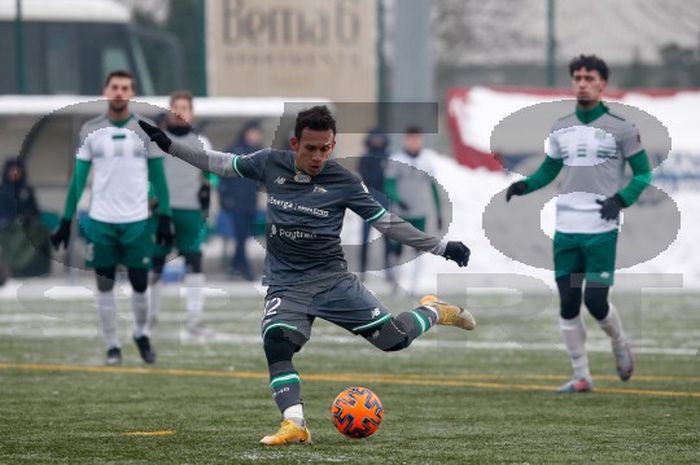 Pemain muda Indoesia, Egy Maulana Vikri mencetak 1 gol dan 1 assist dalam laga ujicoba Lechia Gdansk melawan klub kasta kedua Olympia Grudziadz di Sopot, Selasa (19/1/2021).