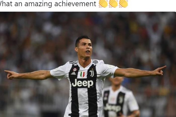 Megabintang Juventus, Cristiano Ronaldo.