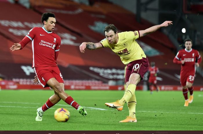 Rekor tak terkalahkan Liverpool di Anfield patah usai kalah dari Burnley dan Juergen Klopp cekcok karena frustrasi.