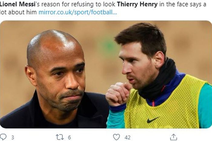 Thierry Henry dan Lionel Messi