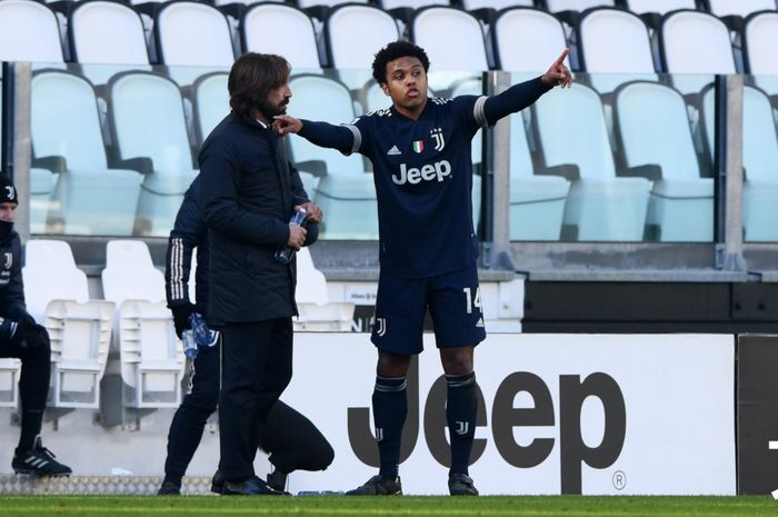 Weston McKennie menjadi salah satu pencetak gol Juventus dalam kemenangan 2-0 atas Bologna di Allianz Stadium pada laga pekan ke-19 Liga Italia 2020-2021.