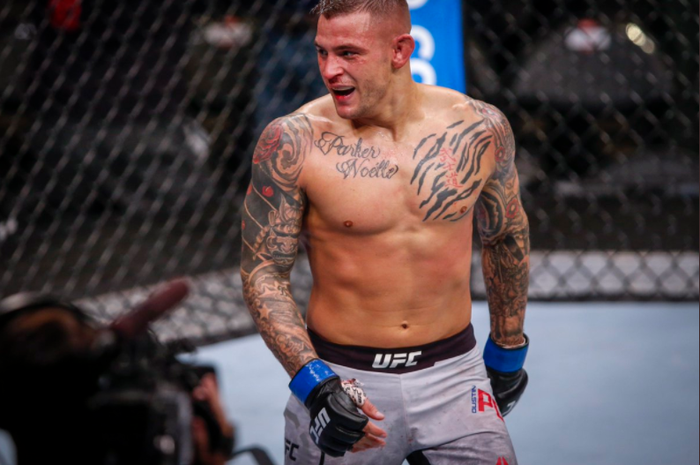 Petarung kelas ringan UFC, Dustin Poirier. 