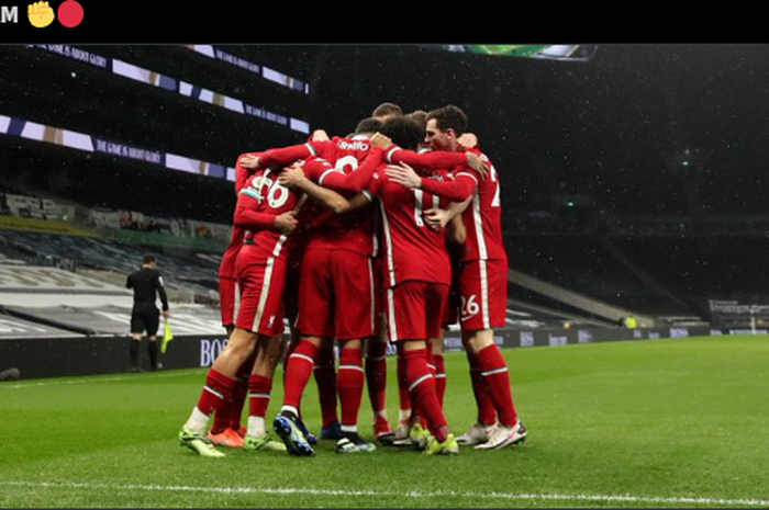 Liverpool sukses mencuri 3 poin di markas Tottenham Hotspur dalam laga penutup pekan ke-20 Liga Inggris